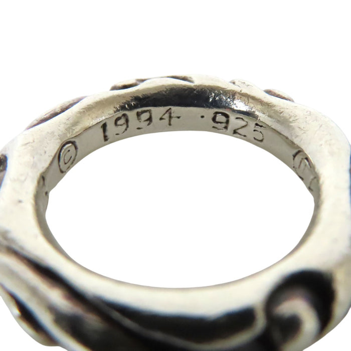 CHROME HEARTS  
CH SCRL BAND 銀 1994年刻印  
捲軸帶戒指