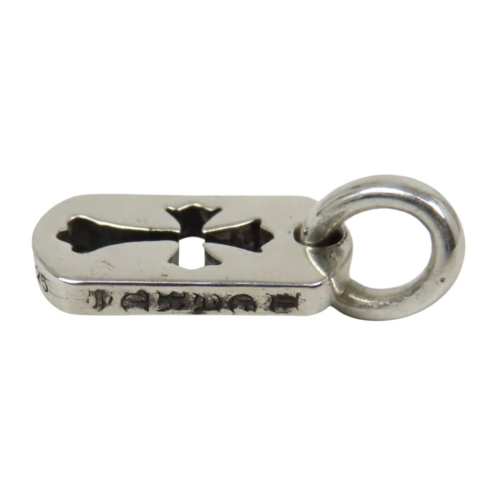CHROME HEARTS  
DT TNY CO CRS CH 狗牌 小型鏤空十字架  
小型鏤空十字架 狗牌 吊飾