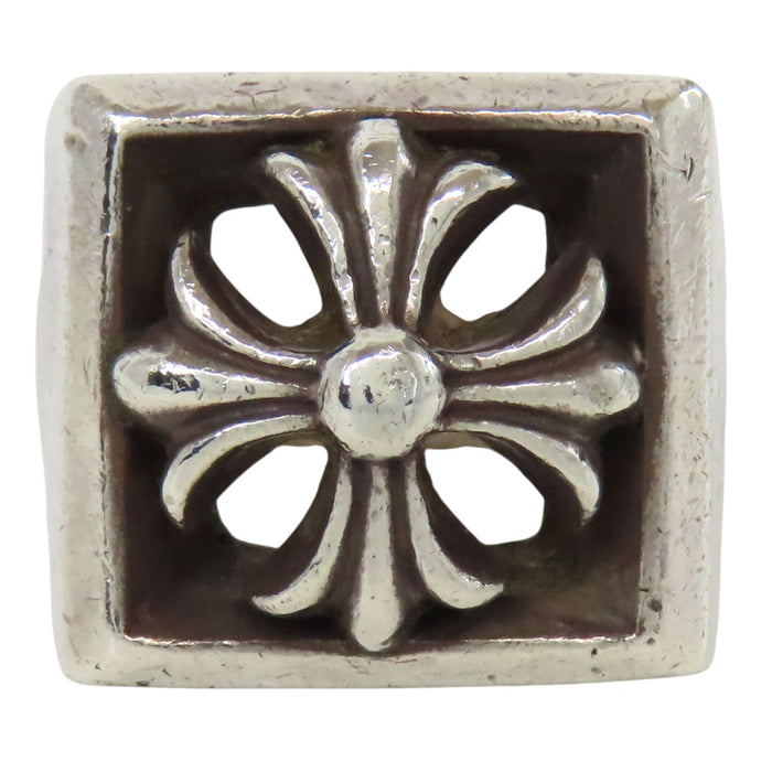 CHROME HEARTS 
BLOC LETTRE Argent Gravure 2004 
Bague BLOC LETTRE CH Plus