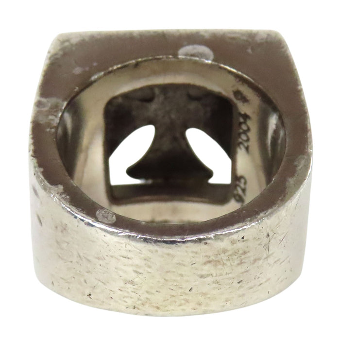CHROME HEARTS 
BLOC LETTRE Argent Gravure 2004 
Bague BLOC LETTRE CH Plus