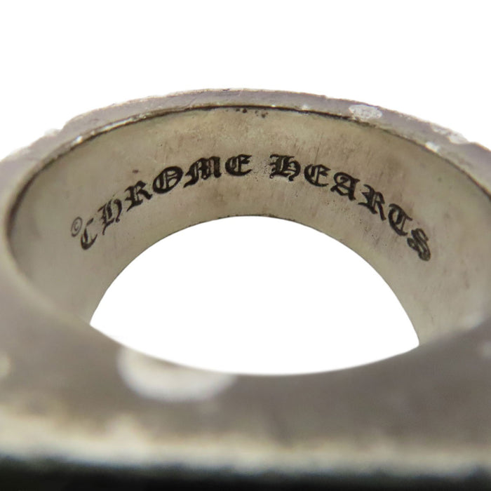 CHROME HEARTS 
BLOC LETTRE Argent Gravure 2004 
Bague BLOC LETTRE CH Plus