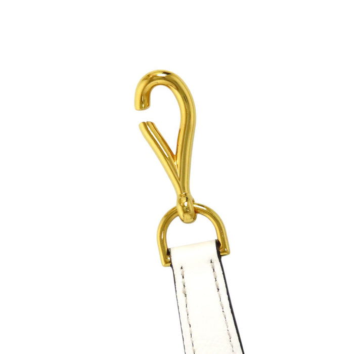 HERMES  
Ceinture en cuir avec métal doré gravé Y  
Mors de cheval