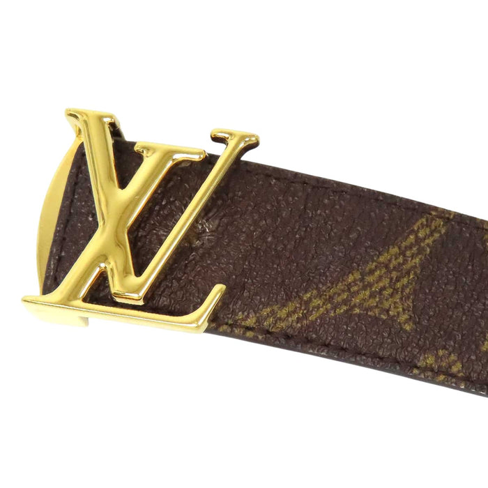 LOUIS VUITTON 
LV ロゴ ゴールドカラーメタル 
LV アイコニック リバーシブル ベルト 30MM 
モノグラム