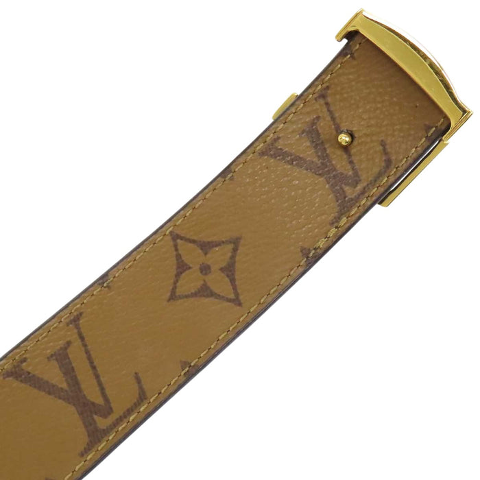 LOUIS VUITTON 
LV ロゴ ゴールドカラーメタル 
LV アイコニック リバーシブル ベルト 30MM 
モノグラム