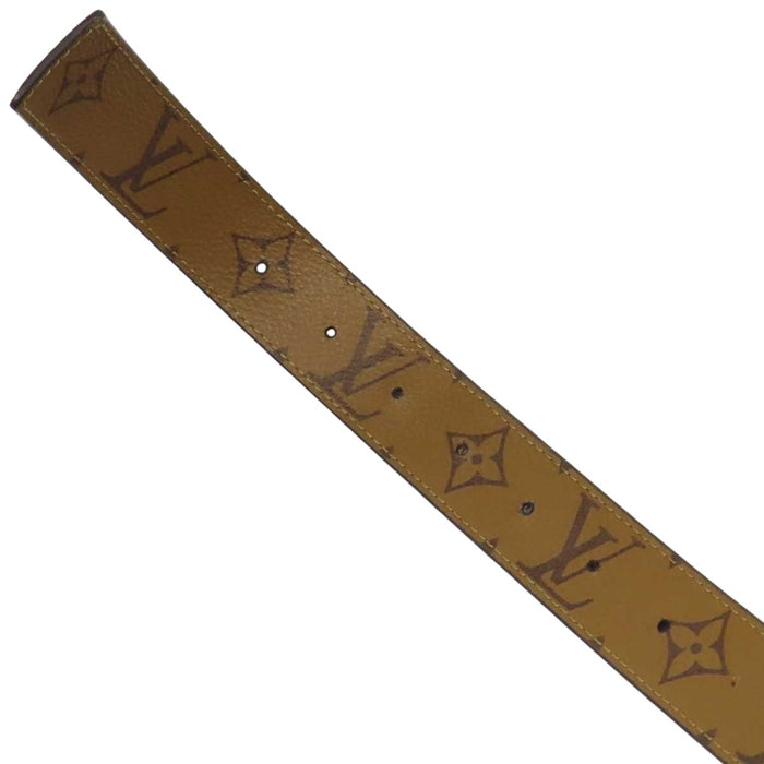 LOUIS VUITTON 
LV ロゴ ゴールドカラーメタル 
LV アイコニック リバーシブル ベルト 30MM 
モノグラム