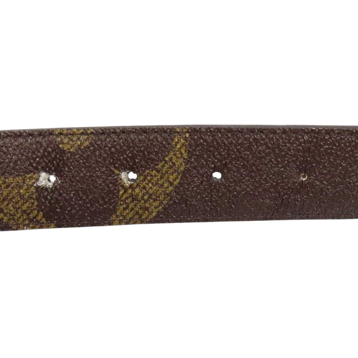 LOUIS VUITTON 
LV ロゴ ゴールドカラーメタル 
LV アイコニック リバーシブル ベルト 30MM 
モノグラム