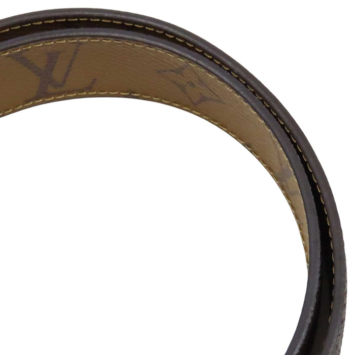 LOUIS VUITTON 
LV ロゴ ゴールドカラーメタル 
LV アイコニック リバーシブル ベルト 30MM 
モノグラム