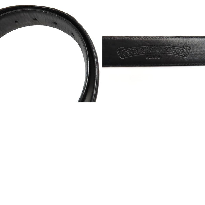 CHROME HEARTS 
CH OVAL CROSS STRAP Argent sterling 
Ceinture boucle croix ovale classique