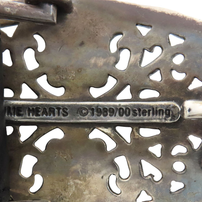 CHROME HEARTS 
CH Oval Cross Strap Sterling Silver 
Classic Oval Cross Buckle Belt