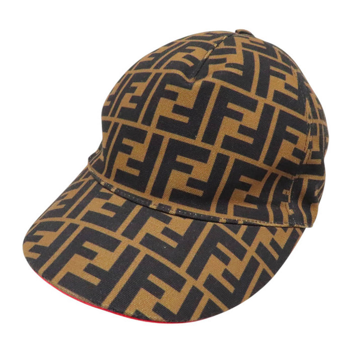 FENDI  
Casquette de baseball en toile à motif FF  
Motif Zucca