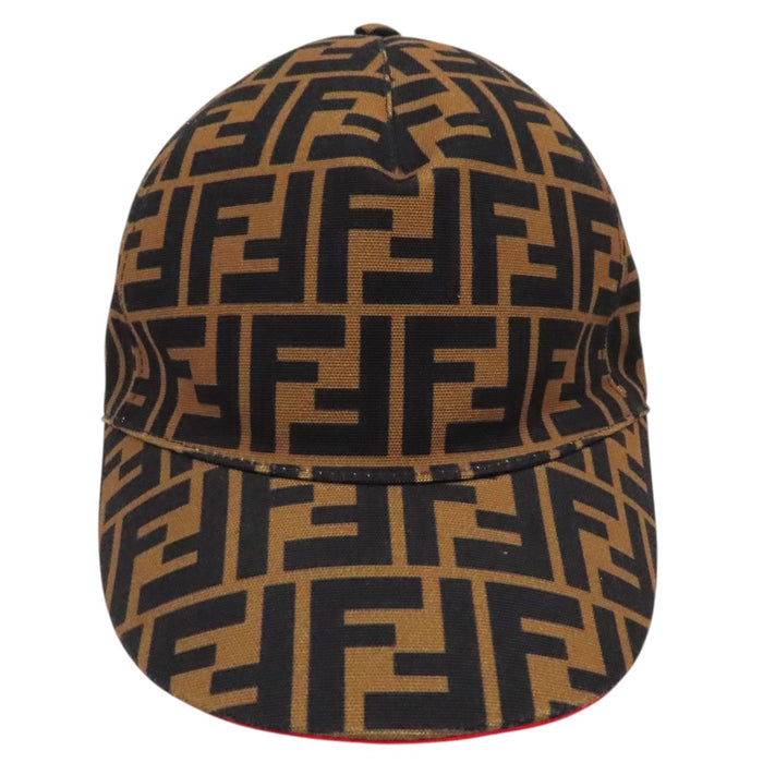FENDI  
Casquette de baseball en toile à motif FF  
Motif Zucca