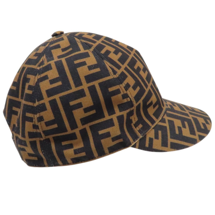 FENDI  
Casquette de baseball en toile à motif FF  
Motif Zucca