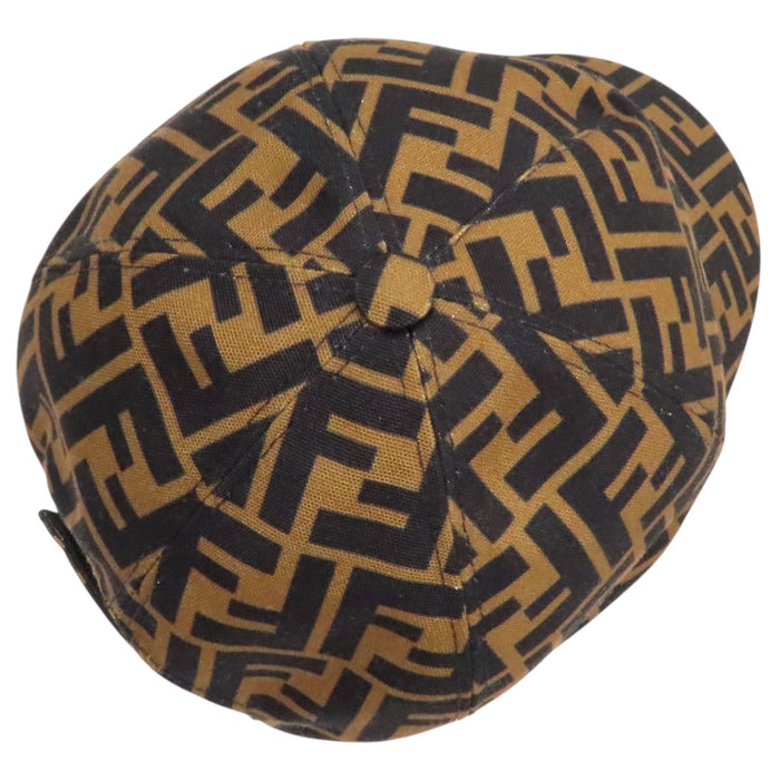 FENDI  
Casquette de baseball en toile à motif FF  
Motif Zucca