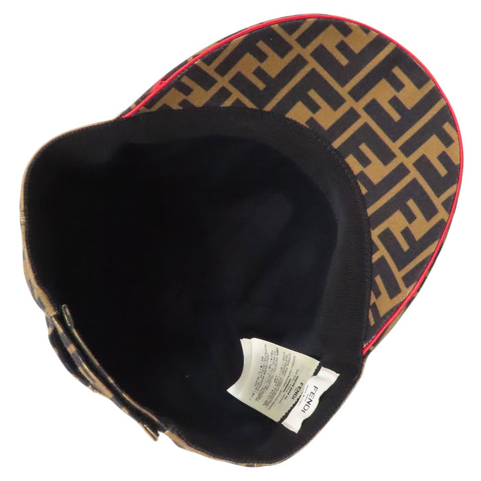 FENDI  
Casquette de baseball en toile à motif FF  
Motif Zucca