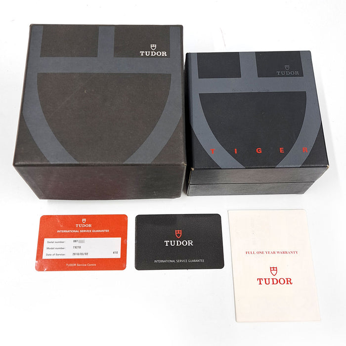 TUDOR 
クロノタイム タイガー アイボリー 
箱ギャラ付