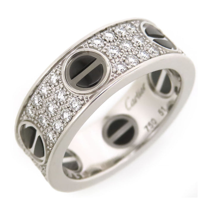 CARTIER 
ラブ リング パヴェダイヤモンド リング