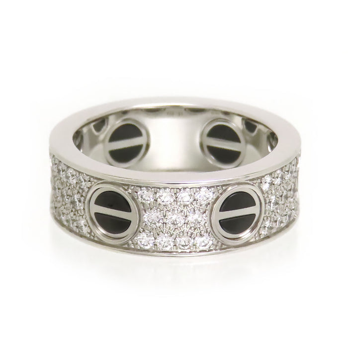 CARTIER 
ラブ リング パヴェダイヤモンド リング