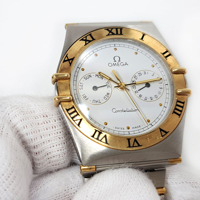 OMEGA 
Constellation Manhattan FULLSET Révisé 
Avec boîte et papiers