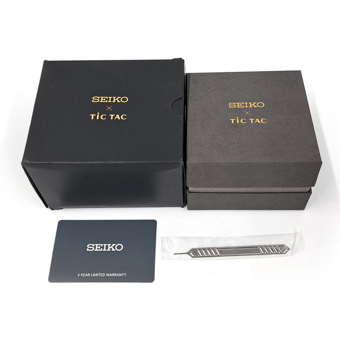 SEIKO 
SEIKO×TiCTAC 記念コラボレーション 
箱ギャラ付