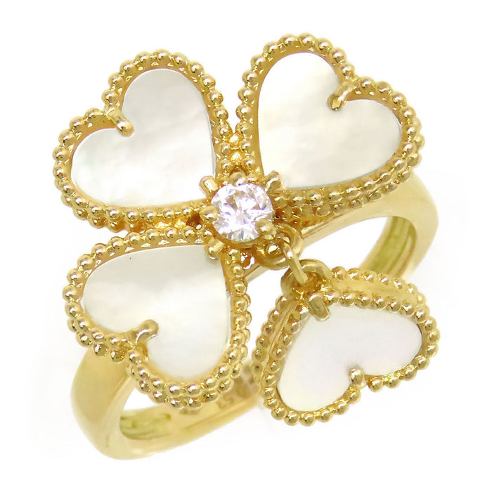 Van Cleef & Arpels  
甜蜜四葉草永恆系列戒指