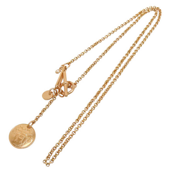 HERMES Ex Libris Necklace PM