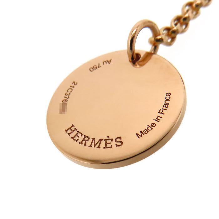 HERMES Ex Libris Necklace PM