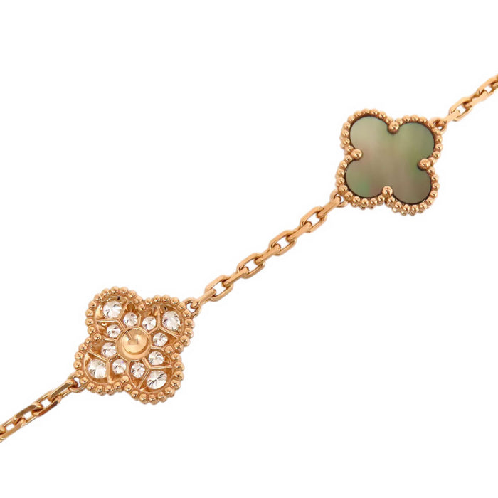Van Cleef & Arpels 
Bracciale Vintage Alhambra 5 motivi
