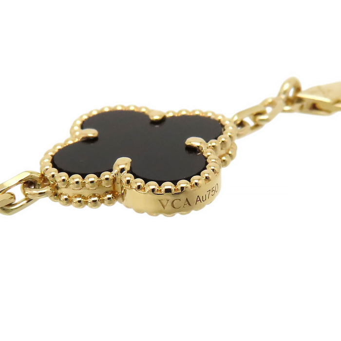 Van Cleef & Arpels  
复古阿尔罕布拉手链 5颗图案
