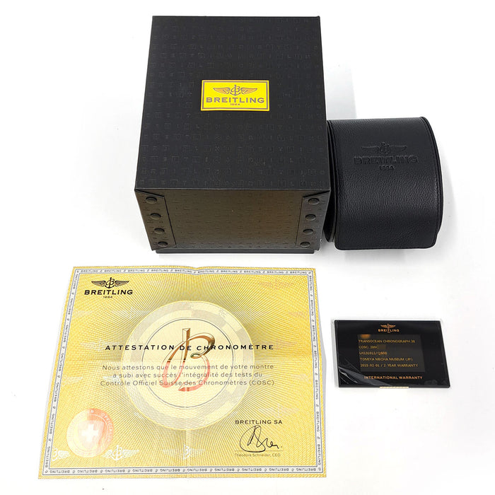 BREITLING 
トランスオーシャン クロノグラフ 
箱ギャラ付