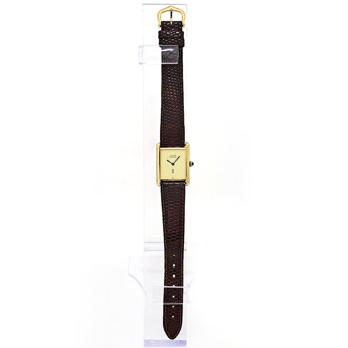 CARTIER 
タンク ヴェルメイユ 手巻き