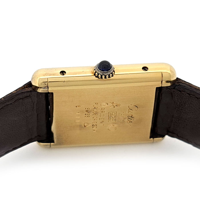 CARTIER 
タンク ヴェルメイユ 手巻き