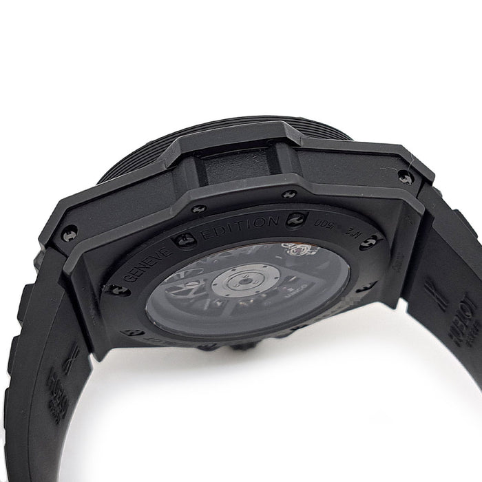 HUBLOT 
キングパワー ウニコ オールブラック フライバッククロノグラフ 
箱ギャラ付