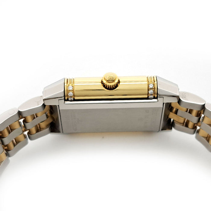 JAEGER-LECOULTRE  
Reverso Duetto Lunette Diamants  
Avec boîte et certificat