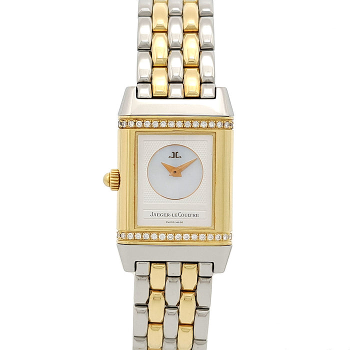 JAEGER-LECOULTRE  
Reverso Duetto Lunette Diamants  
Avec boîte et certificat