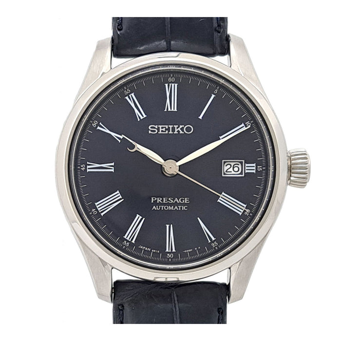 SEIKO 
プレザージュ 琺瑯ダイヤル 
箱ギャラ付