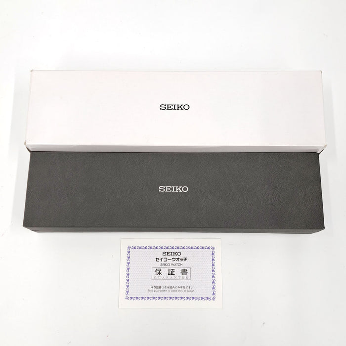 SEIKO 
プレザージュ 琺瑯ダイヤル 
箱ギャラ付