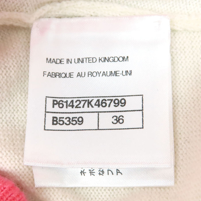 CHANEL 
COCO CC ニット 
ロゴ バイカラー カシミヤ カーディガン