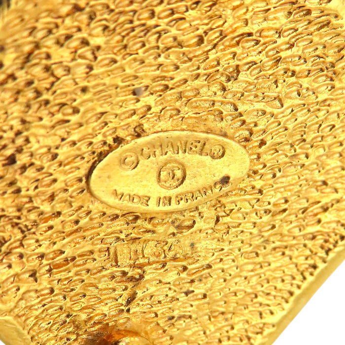 CHANEL 
COCO CC ロゴ ひし形 ゴールドカラーメタル ヴィンテージ 
ココマーク ブローチ