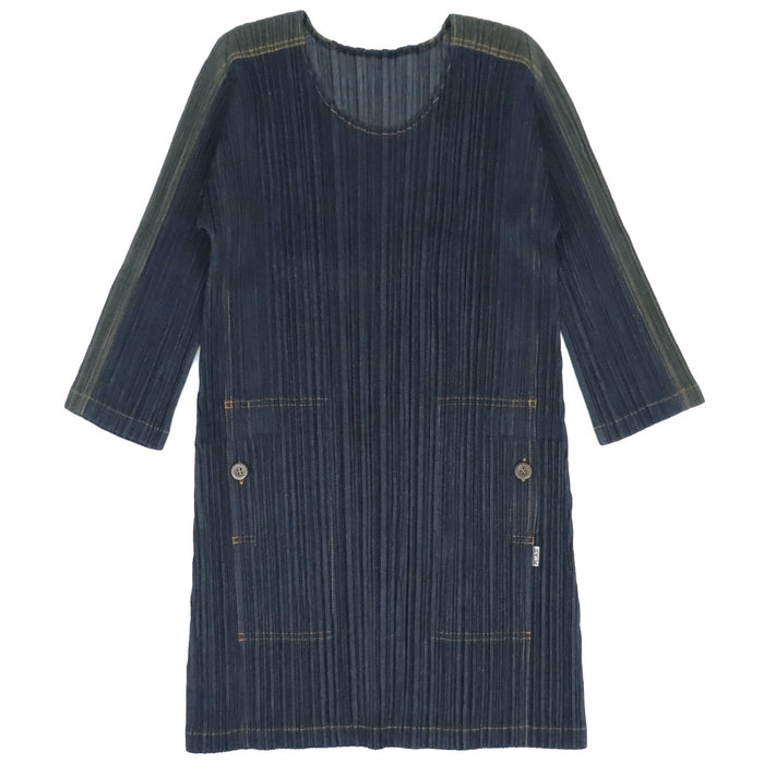 PLEATS PLEASE  
PLEATS PLEASE  
牛仔印花连衣裙