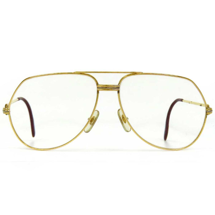 CARTIER 
ロゴ ティアドロップ ダブルブリッジ 
トリニティ ヴィンテージ アイウェア