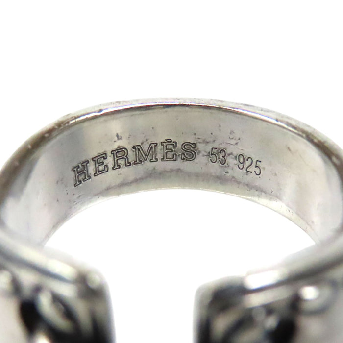 HERMES 
シルバー 
メキシコ コルセット リング