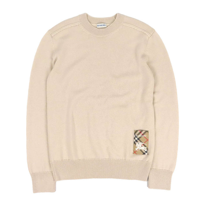 BURBERRY 
ロゴ ニット 
チェックラベル ウールセーター
