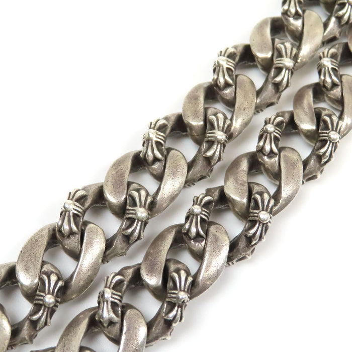 CHROME HEARTS  
CH Croix Argent  
Chaîne de portefeuille fantaisie longue 1 pince