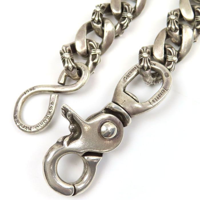 CHROME HEARTS  
CH Croix Argent  
Chaîne de portefeuille fantaisie longue 1 pince