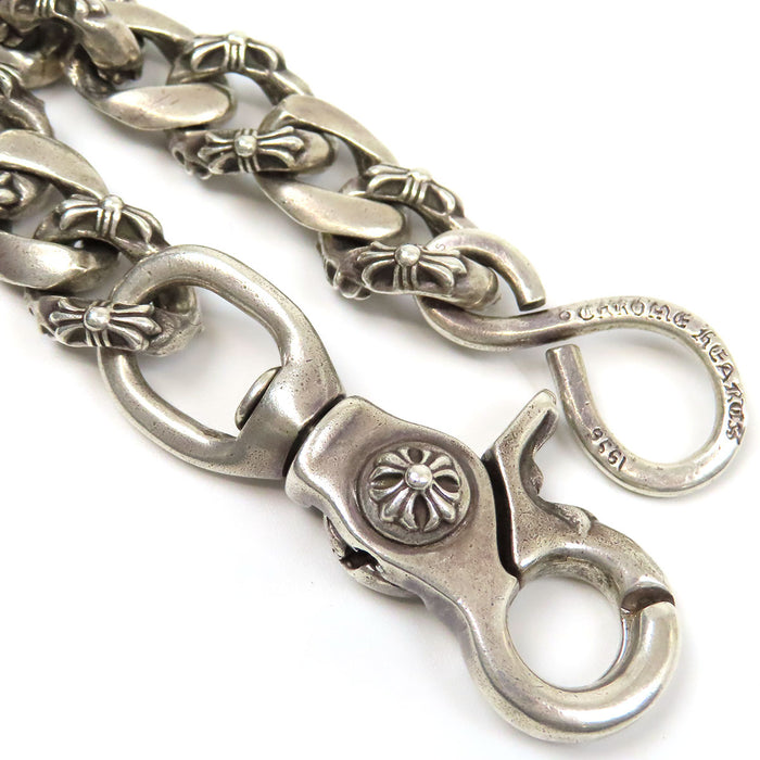 CHROME HEARTS  
CH Croix Argent  
Chaîne de portefeuille fantaisie longue 1 pince