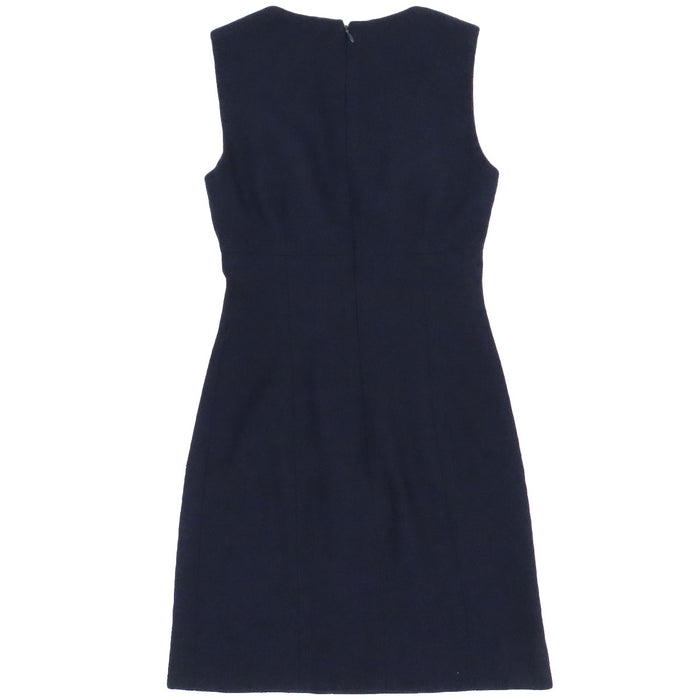 CHANEL 
COCO CC ココボタン 
ココマーク ツイード ノースリーブ ワンピース