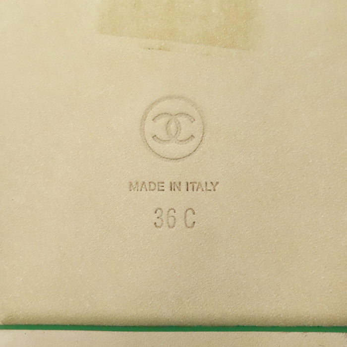 CHANEL 
COCO CC ロゴ 
ココマーク カメリア レザー スポーツサンダル