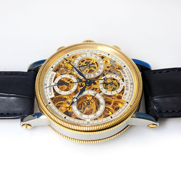 Chronoswiss 
オーパス スケルトン クロノグラフ 
箱ギャラ付