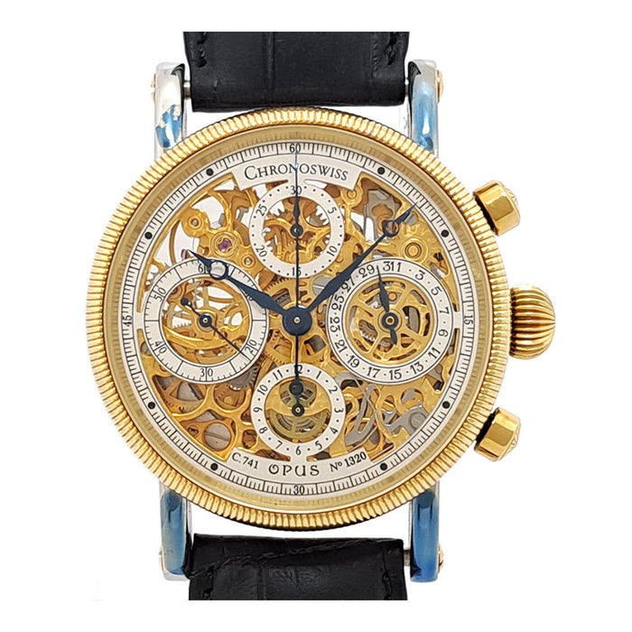Chronoswiss 
オーパス スケルトン クロノグラフ 
箱ギャラ付