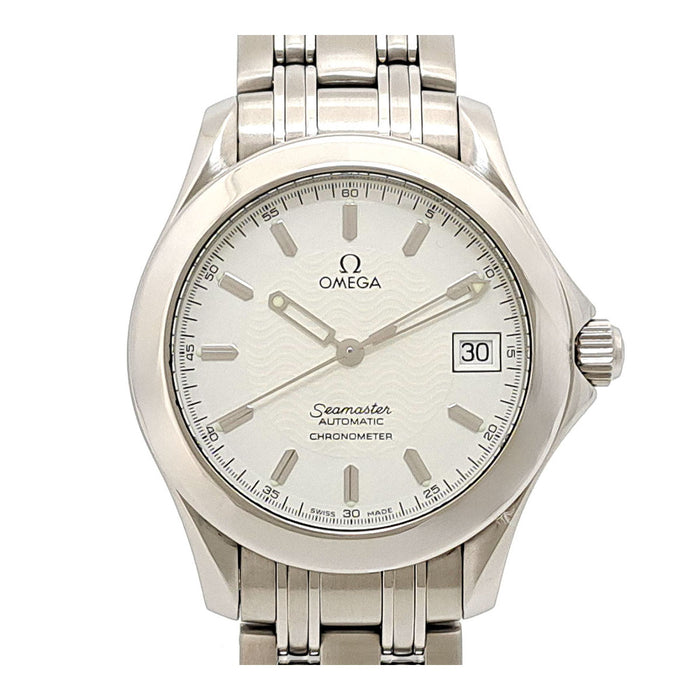 OMEGA  
Seamaster 120 automatique blanc  
Avec boîte et garantie